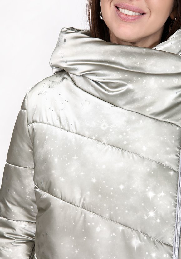 Пальто со светоотражающим эффектом шир.  580, рис. 4