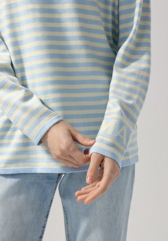 Поло в полоску на молнии шир.  580, рис. 15