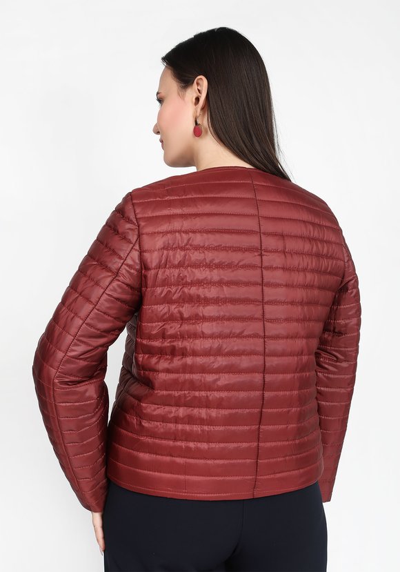 Куртка с карманами и горизонтальной стежкой шир.  580, рис. 3