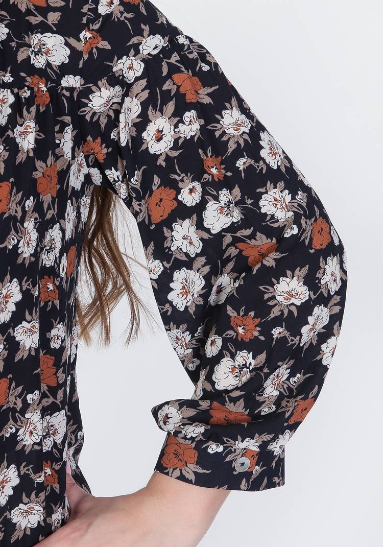 Блузка Цветочный ансамбль шир.  750, рис. 7