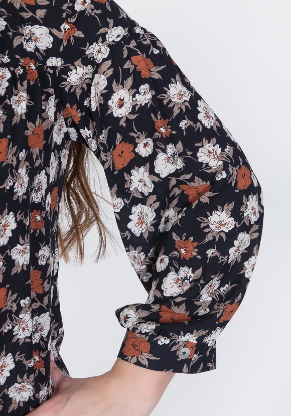 Блузка Цветочный ансамбль шир.  580, рис. 7