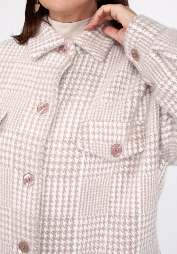 Полупальто рубашечного кроя из шерсти шир.  580, рис. 11