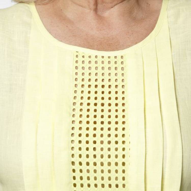 Блуза льняная с защипами шир.  750, рис. 2