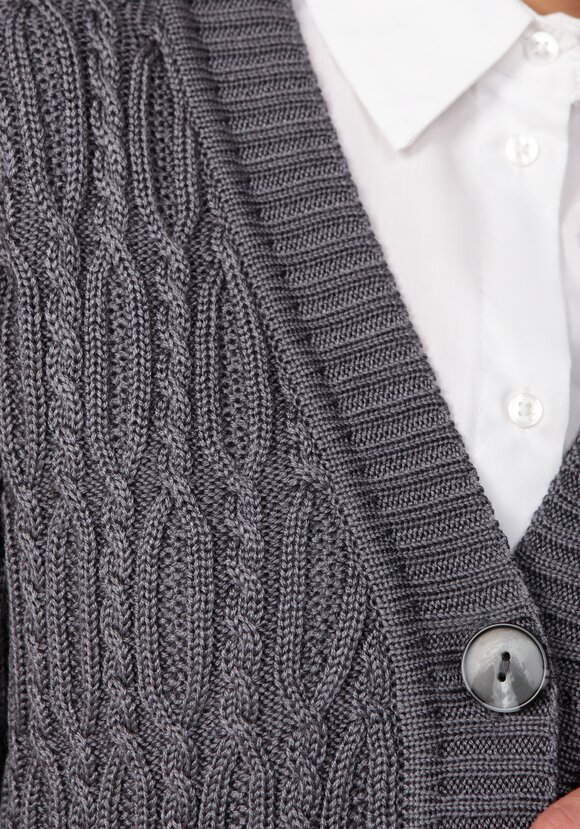 Кардиган удлиненный с объемными косами шир.  580, рис. 18