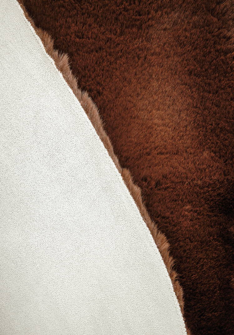 Ковер меховой овальный шир.  750, рис. 6