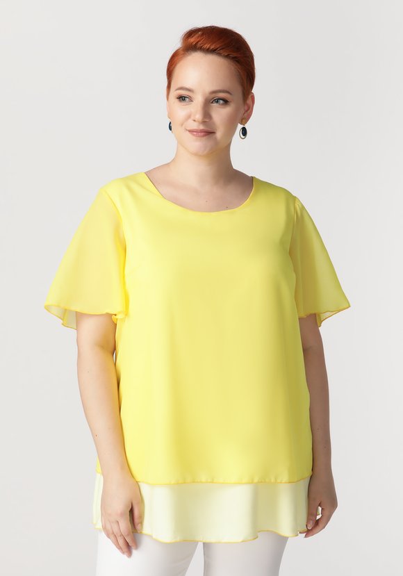 Блузка из шифона НОА шир.  580, рис. 1