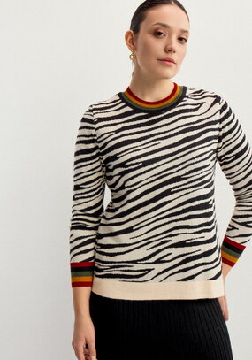 Джемпер с жаккардовым рисунком