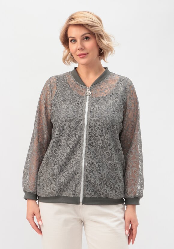 Бомбер кружевной шир.  580, рис. 21