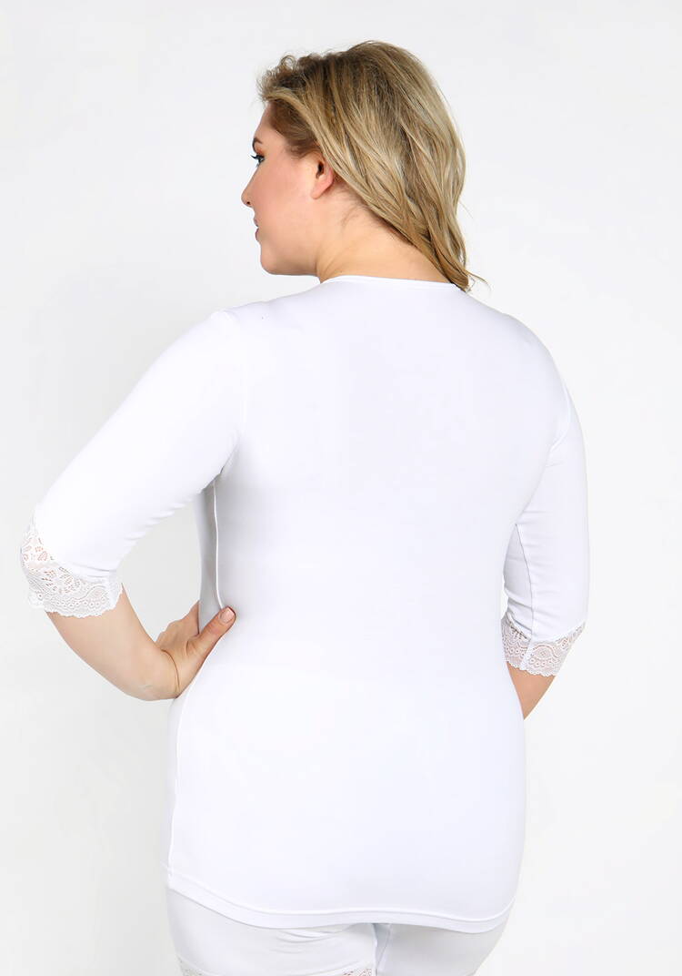 Майка с рукавом 3/4 Леди Кармен шир.  750, рис. 13