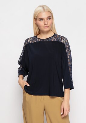 Блуза с рукавами Лeтучая мышь