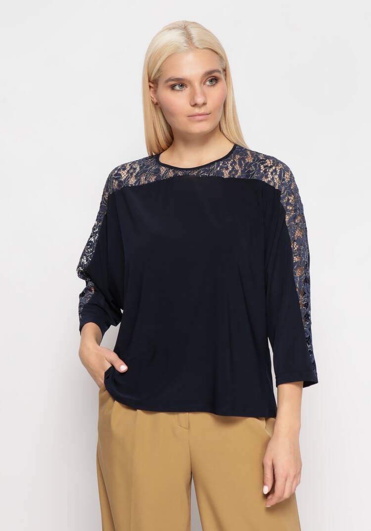 Блуза с рукавами Лeтучая мышь шир.  750, рис. 8