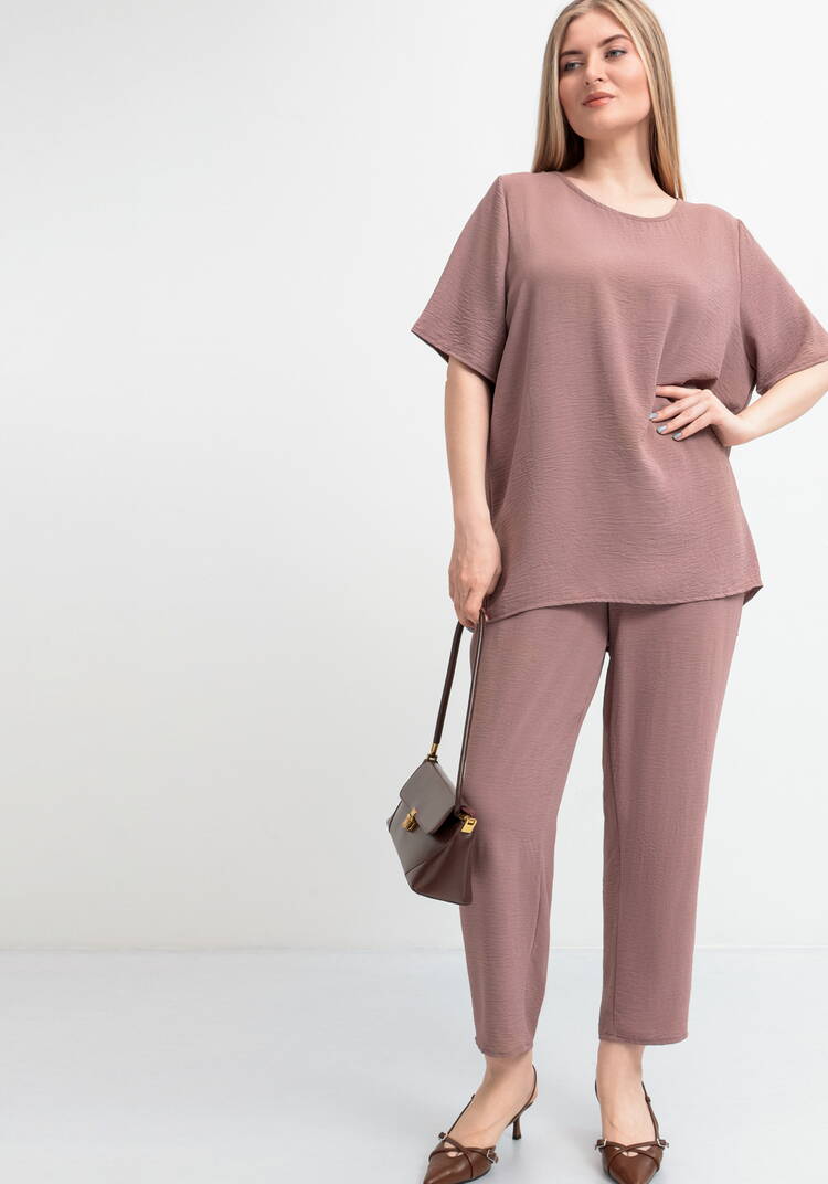 Костюм с брюками из легкой ткани шир.  750, рис. 26