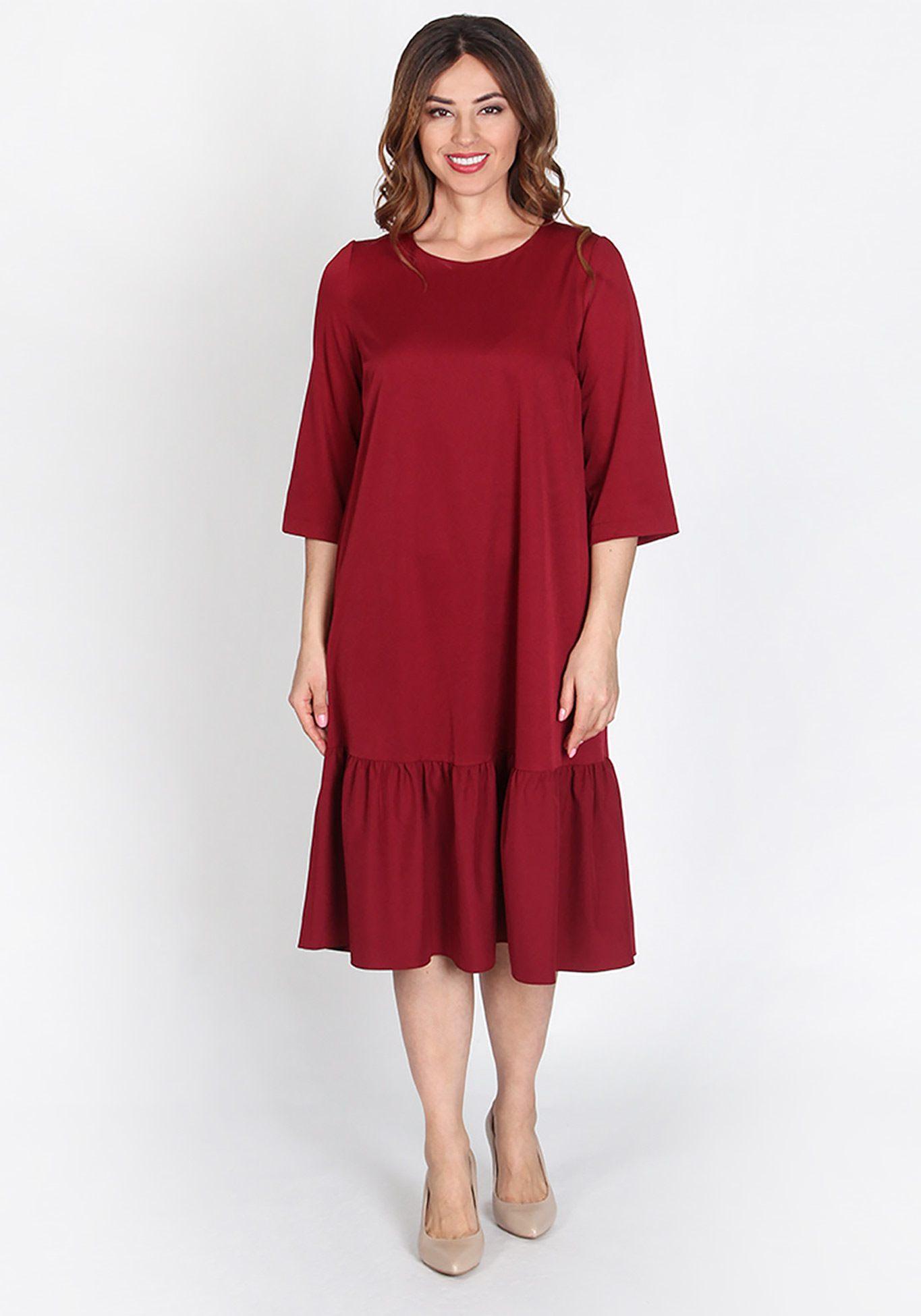 Платье «Верена» Pique, размер 48, цвет красный - фото 2