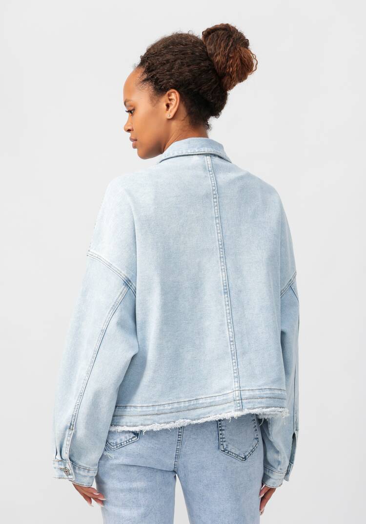 Куртка джинсовая Милана шир.  750, рис. 3