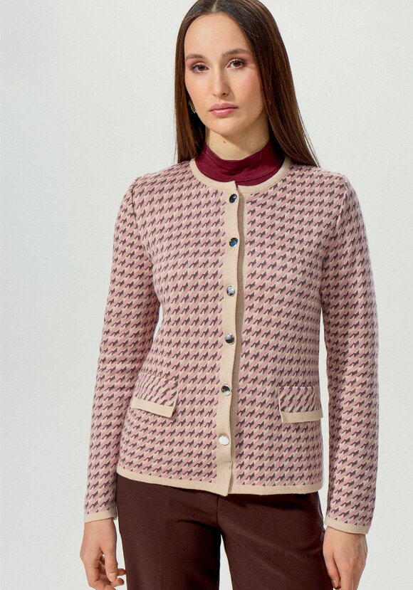 Пиджак с принтом гусиная лапка шир.  580, рис. 4