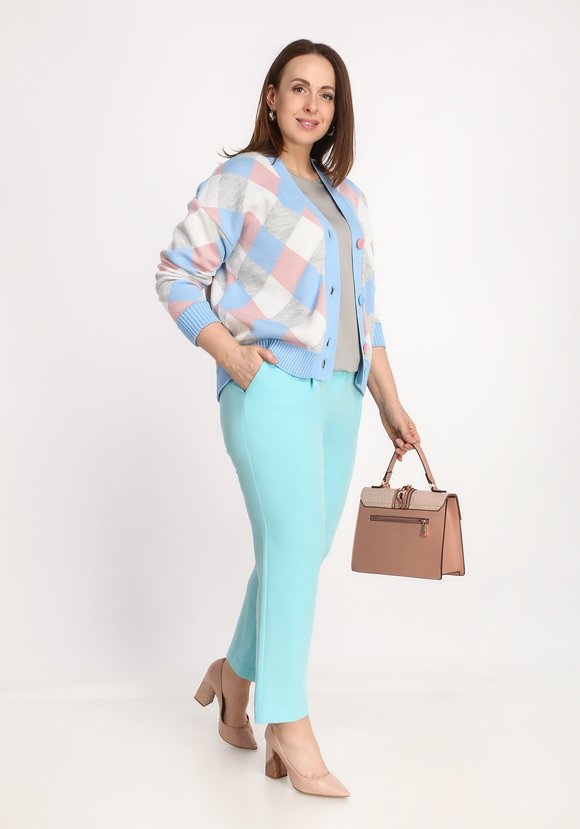 Кардиган Яркие ромбы шир.  580, рис. 4