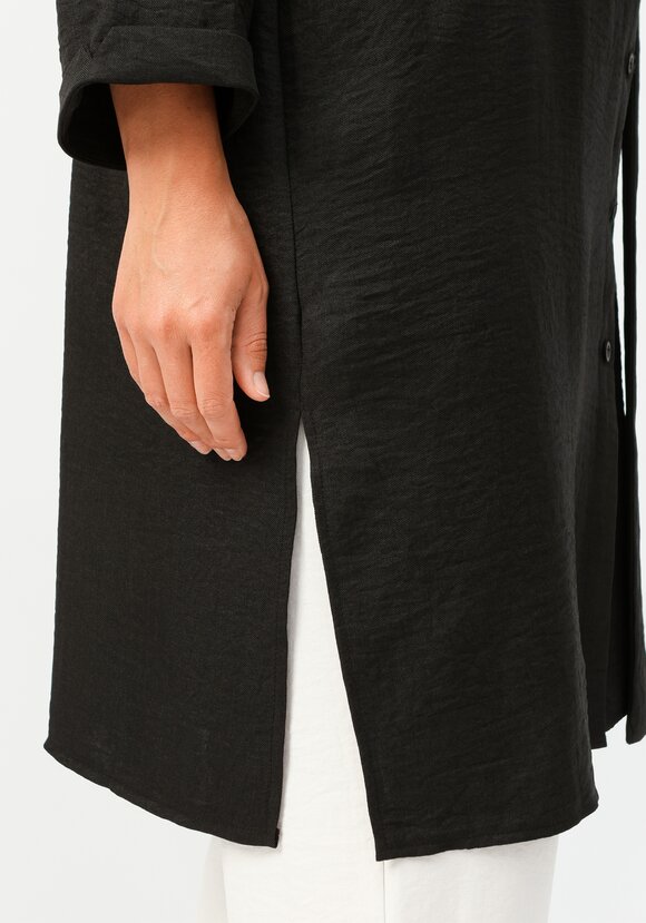 Туника с контрастными пуговицами на поясе шир.  580, рис. 14