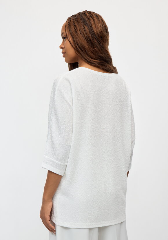 Джемпер с цветочным принтом Нежность шир.  580, рис. 3