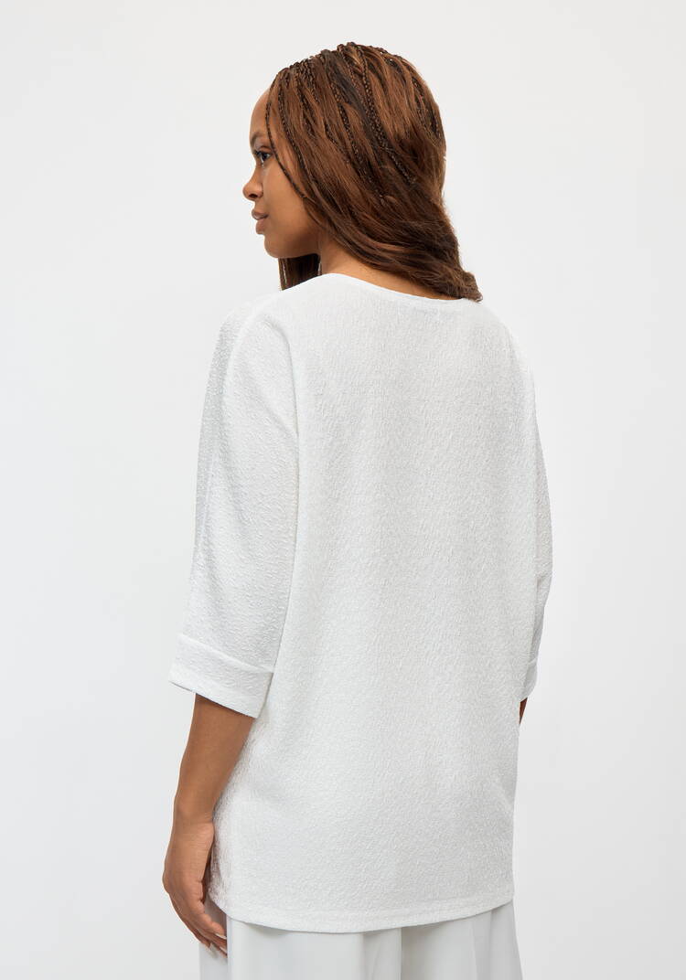 Джемпер с цветочным принтом Нежность шир.  750, рис. 3