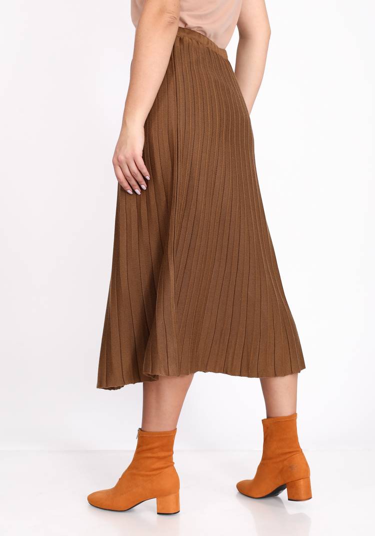 Юбка на резинке с имитацией плиссе шир.  750, рис. 4