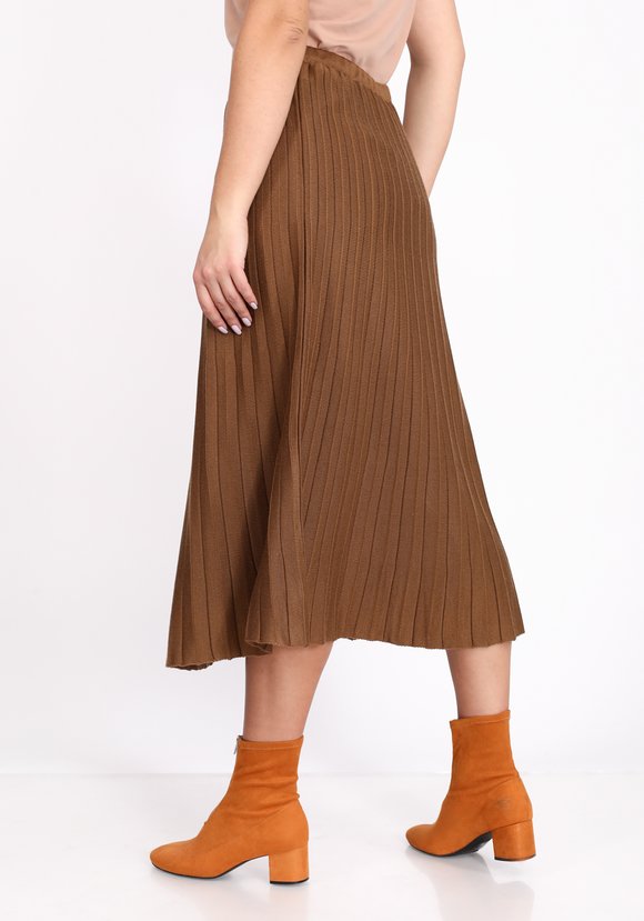 Юбка на резинке с имитацией плиссе шир.  580, рис. 4