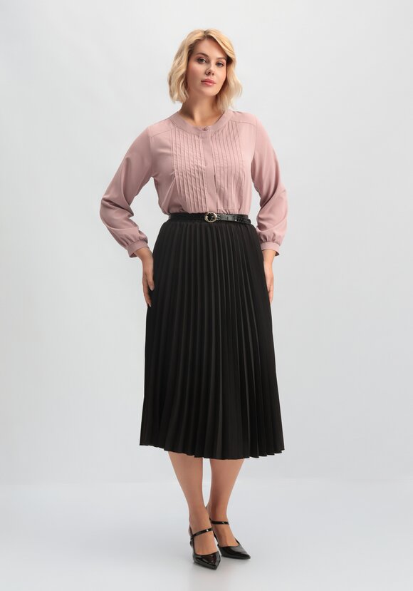 Юбка свободного кроя плиссированная шир.  580, рис. 15