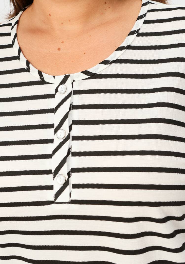 Лонгслив в полоску с патами на рукавах шир.  750, рис. 5