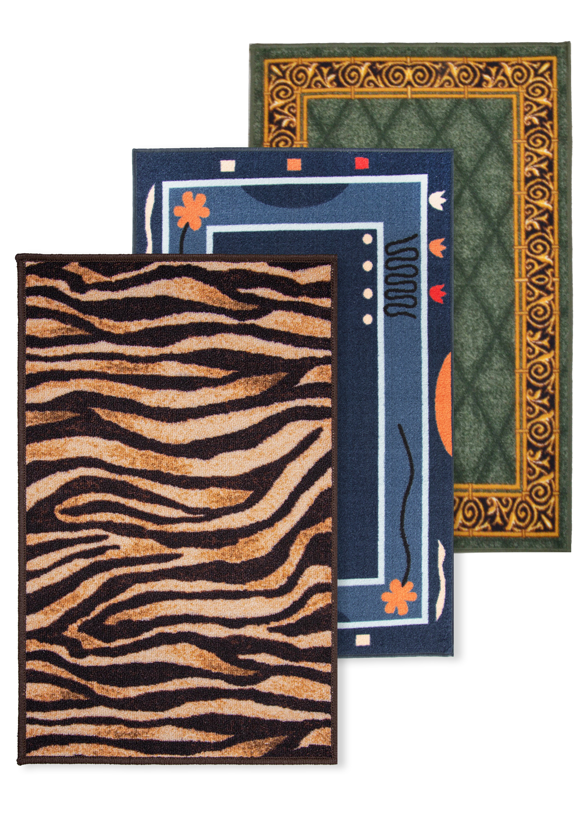 Коврик на резиновой основе, 3 шт.