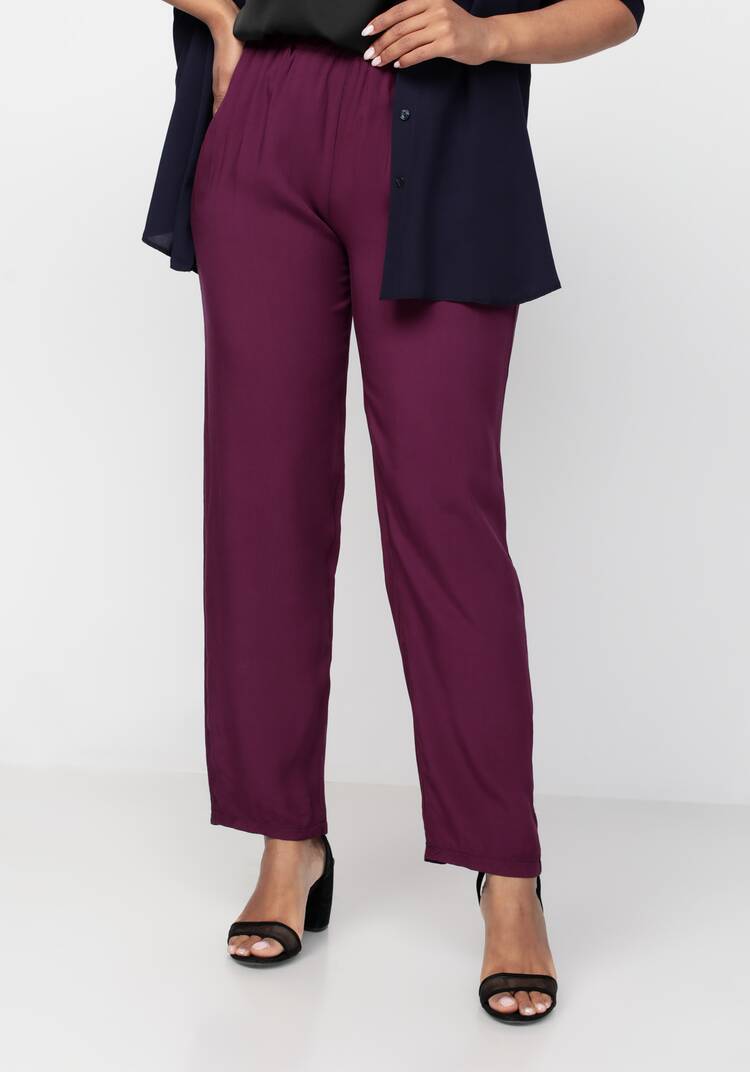 Брюки прямые с резинкой по поясу шир.  750, рис. 15