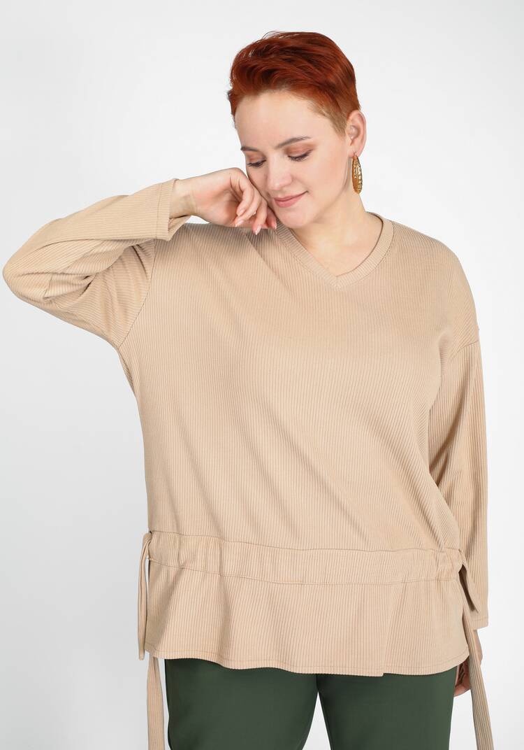 Туника с завязками по бокам шир.  750, рис. 9