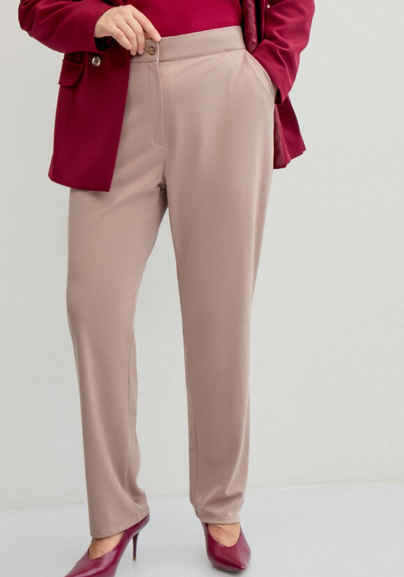 Брюки классические с карманами Белла шир.  580, рис. 2