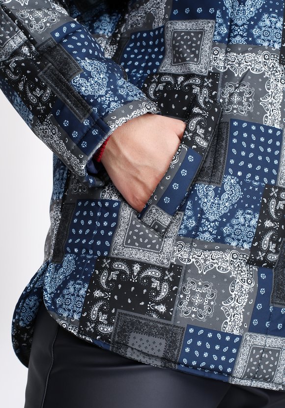 Куртка Оригинальный принт шир.  580, рис. 14