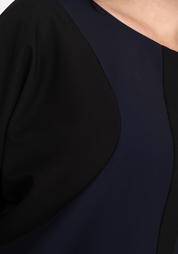 Блуза комбинированная оверсайз шир.  580, рис. 12