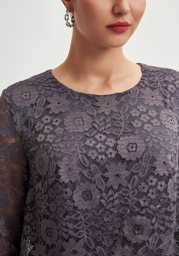 Платье из гипюра с отрезной кокеткой шир.  580, рис. 13