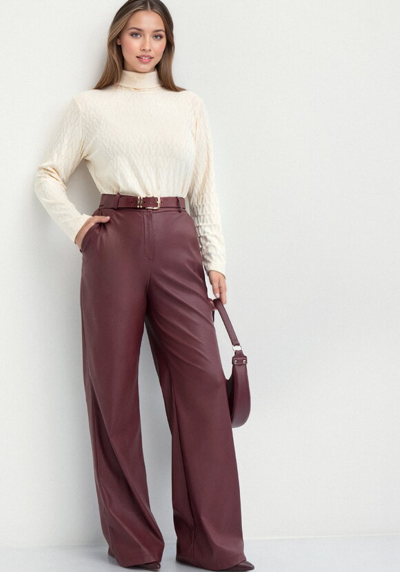 Водолазка с фактурным рисунком и воротом шир.  580, рис. 18