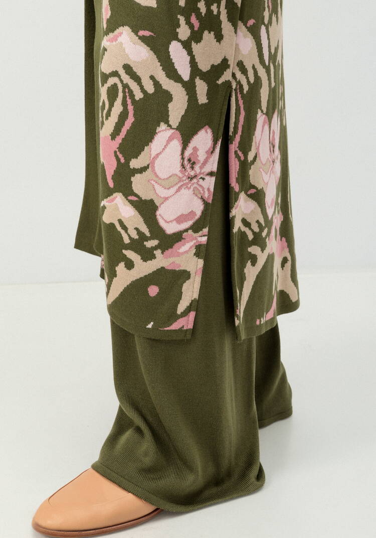 Кардиган с цветочным дизайном шир.  750, рис. 7