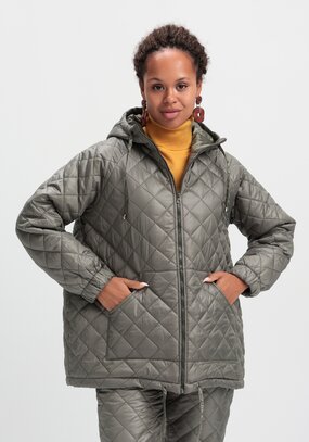 Куртка стёганая с капюшоном