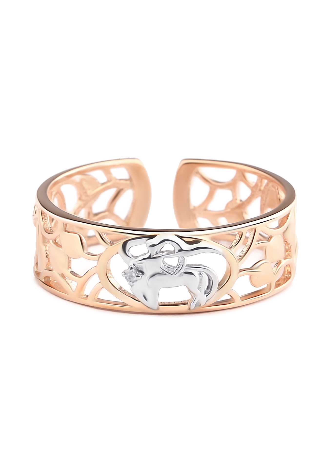 Серебряное кольцо «Драгоценный Зодиак» Nouvelle, размер 16, цвет козерог разъемное - фото 1