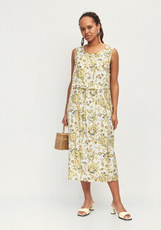 Сарафан изо льна с карманами Аурелия