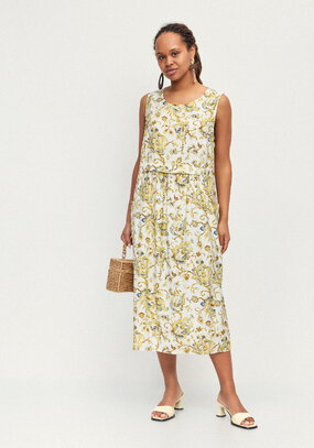 Сарафан изо льна с карманами Аурелия