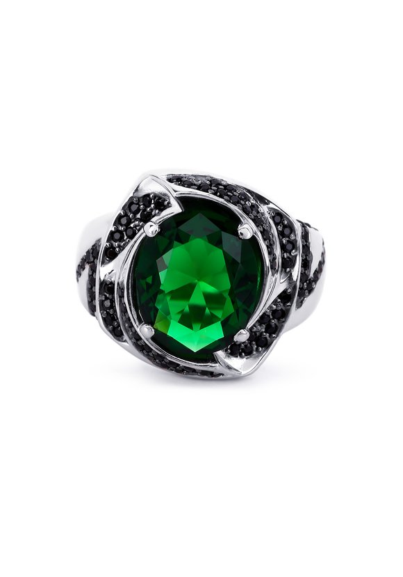 Кольцо серебряное Лаконика шир.  580, рис. 2