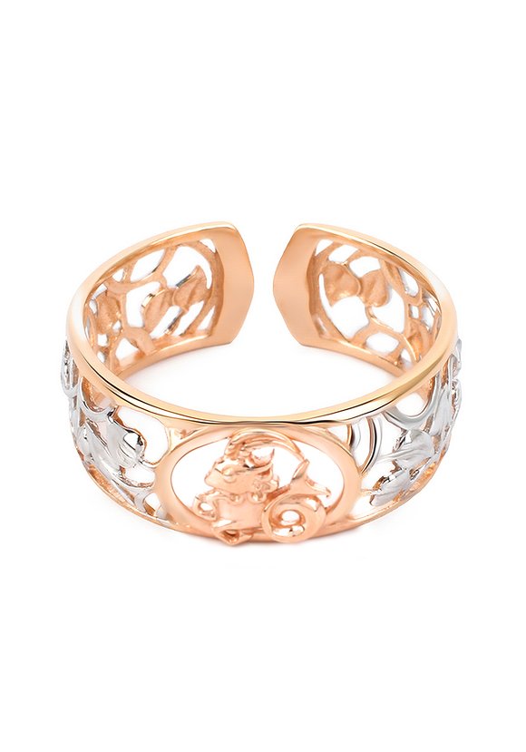 Серебряное кольцо, Знак Зодиака шир.  580, рис. 28