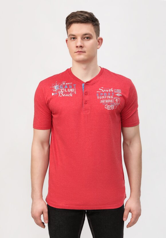 Комплект футболок на пуговицах - 2 шт. шир.  580, рис. 5