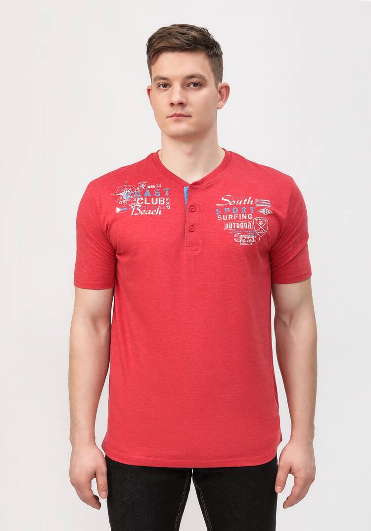 Комплект футболок на пуговицах - 2 шт. шир.  750, рис. 5