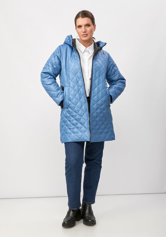 Куртка с капюшоном удлиненная шир.  580, рис. 11