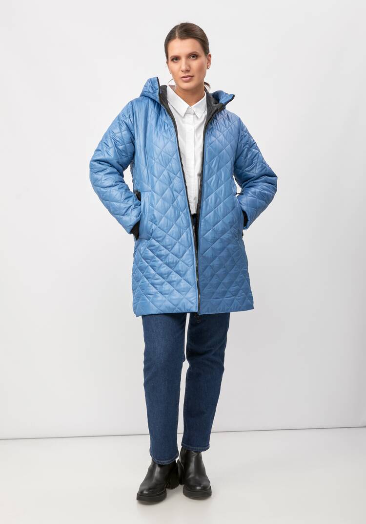 Куртка с капюшоном удлиненная шир.  750, рис. 11