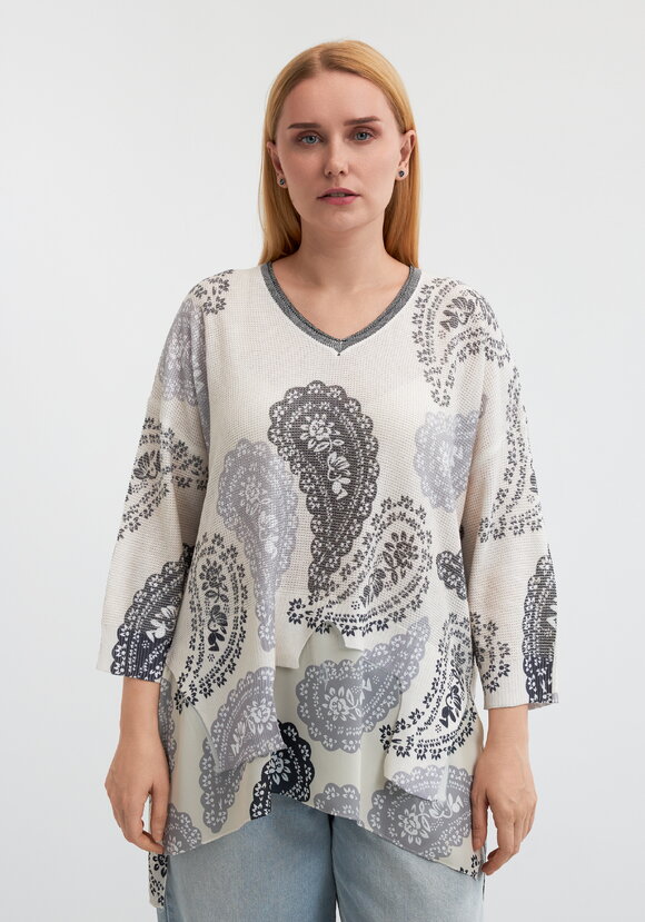 Блуза Краски жизни шир.  580, рис. 10