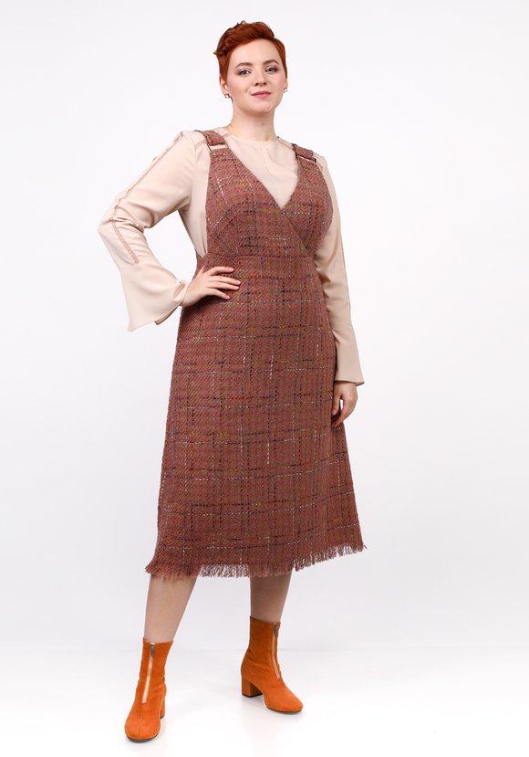 Блуза прямого силуэта с гипюровыми вставками шир.  580, рис. 1