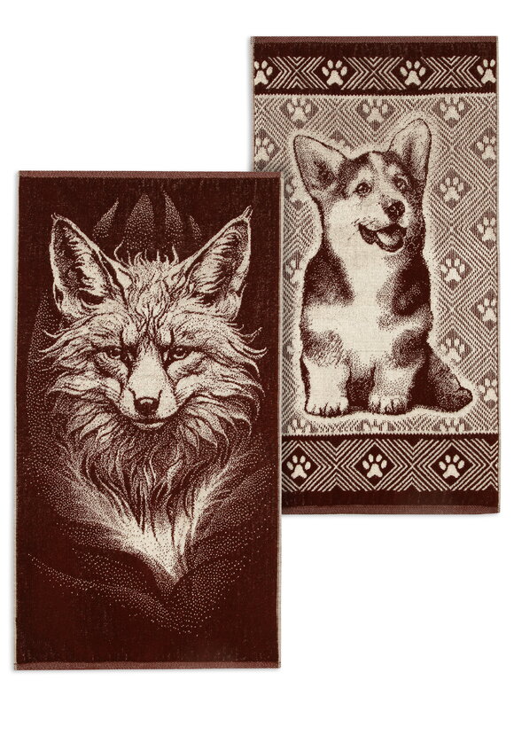 Полотенце махровое Любимая порода, 2 шт шир.  580, рис. 12