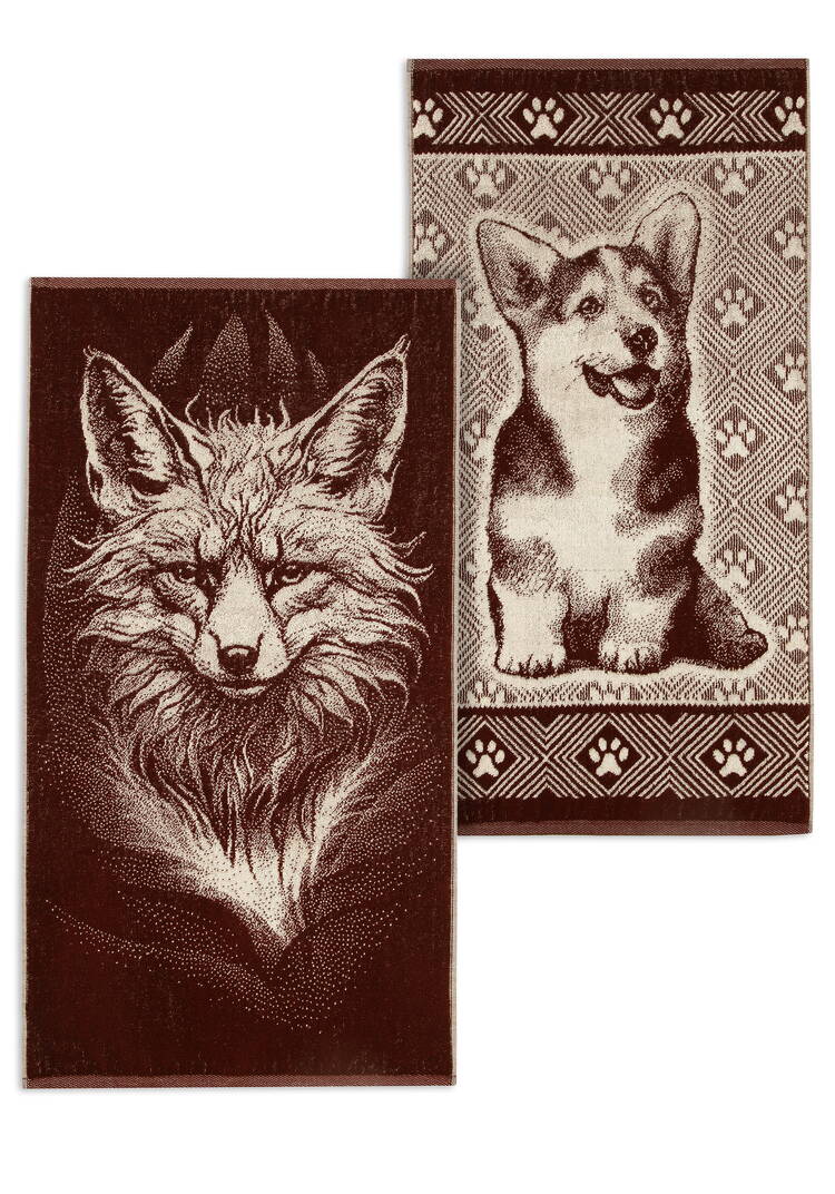 Полотенце махровое Любимая порода, 2 шт шир.  750, рис. 12